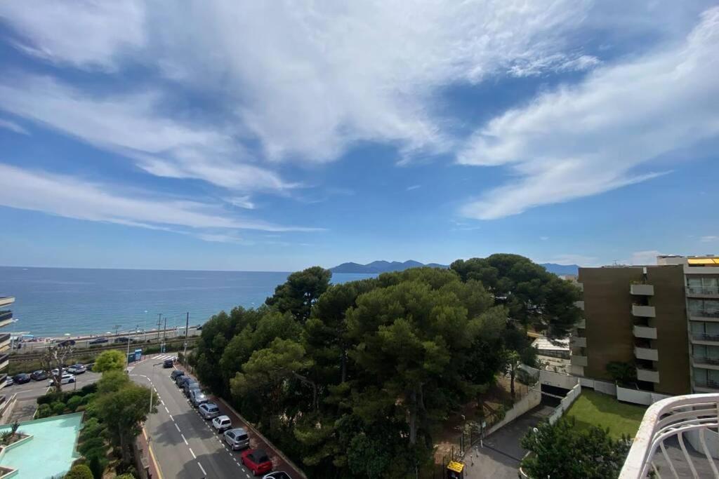 C060-Bel Appartement Avec Vue Mer - Picaud Cannes Buitenkant foto