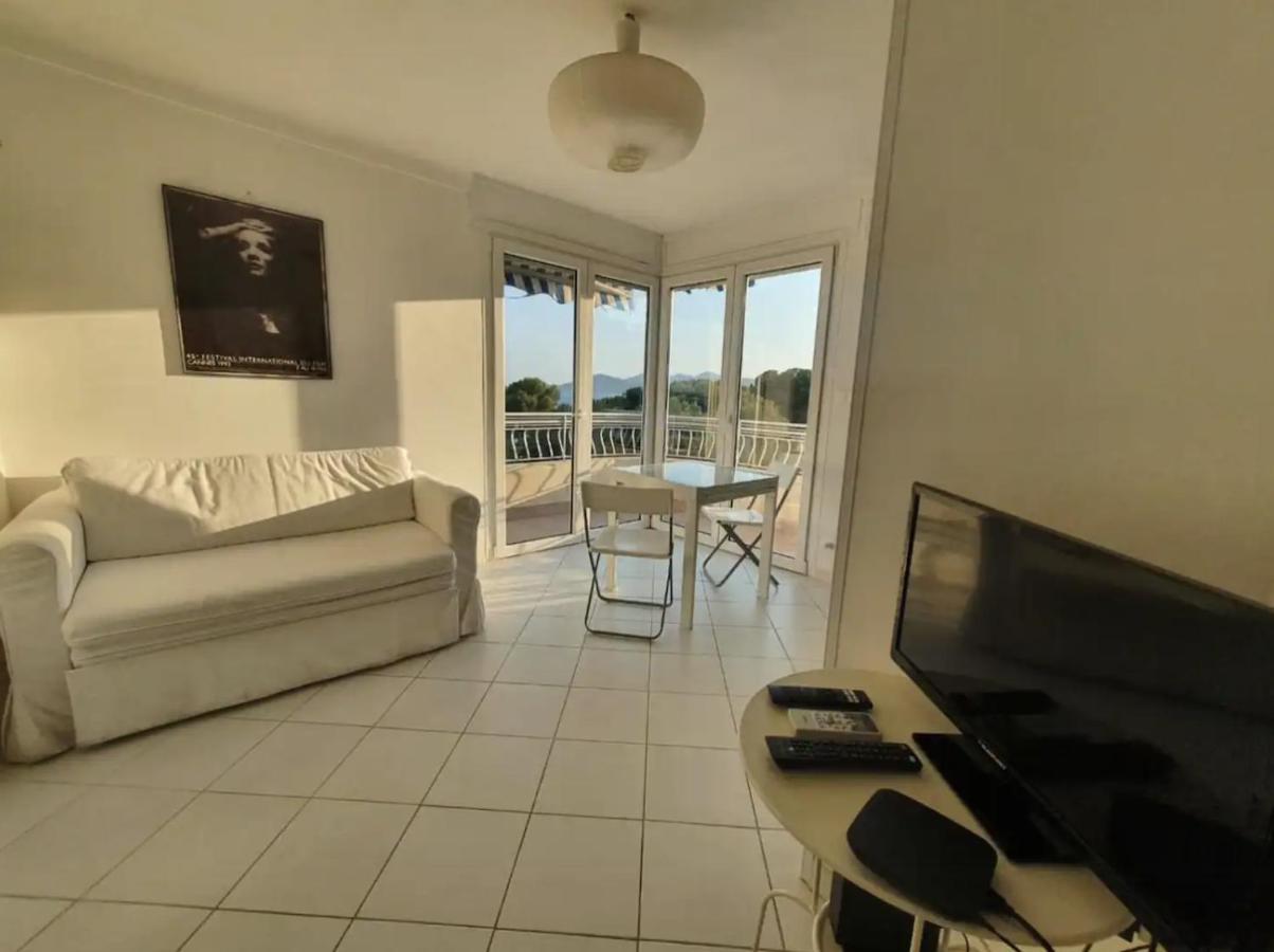 C060-Bel Appartement Avec Vue Mer - Picaud Cannes Buitenkant foto